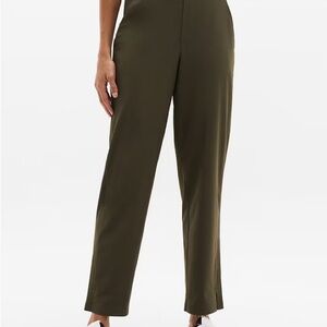 Athleta Forest Green Brooklyn Straight Leg Pants Size 12